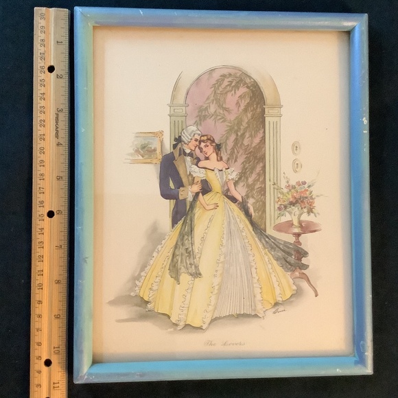 Vintage Corre prints  Vintage The Lovers & The Flirtation Prints
